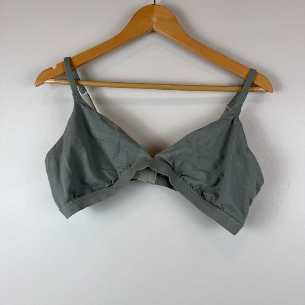 Skims Cotton Jersey Triangle Bralette Women's Size 3X